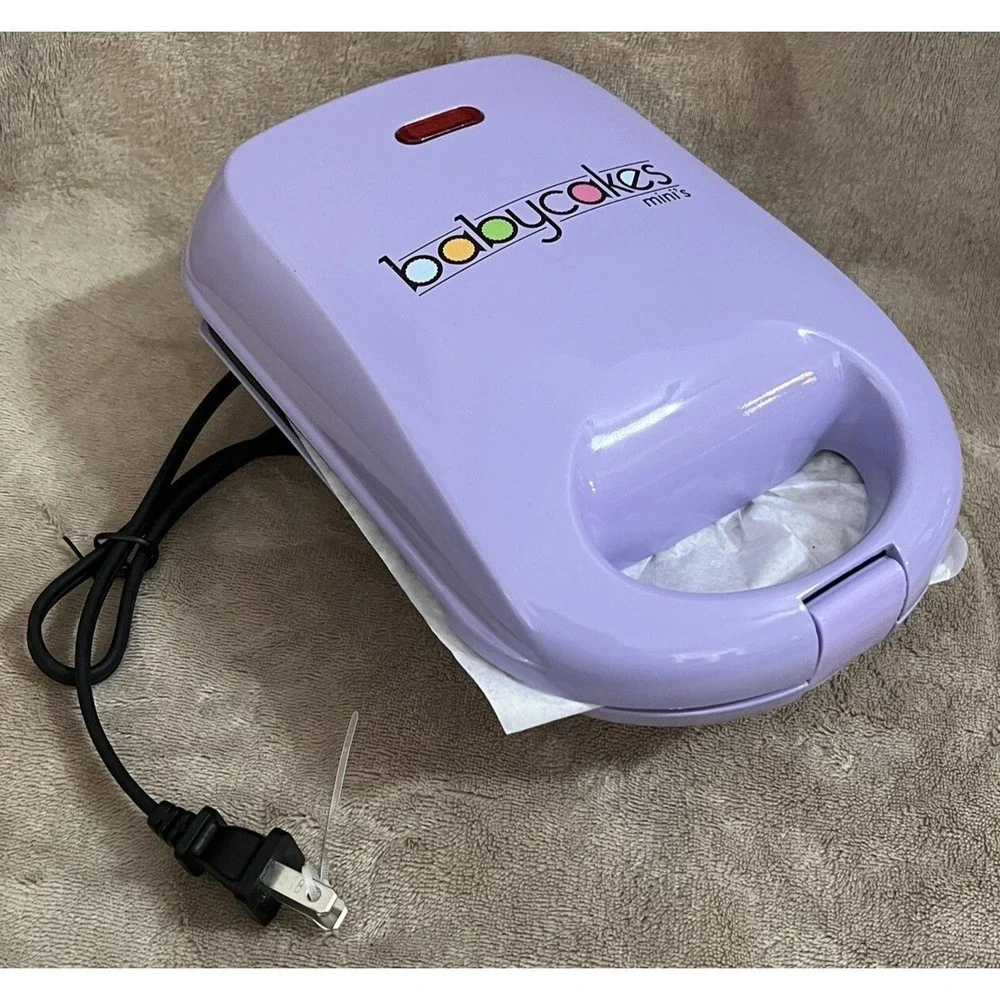 🍭Babycakes Mini's CPM-20 Mini Cake Pop Maker~ Purple Dessert Sweets Treats NEW